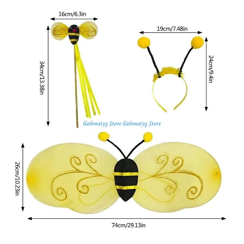573B 여성을위한 동물 윙 코스프레 의상 아이 키드 생일 가장 무도회 할로윈 파티
