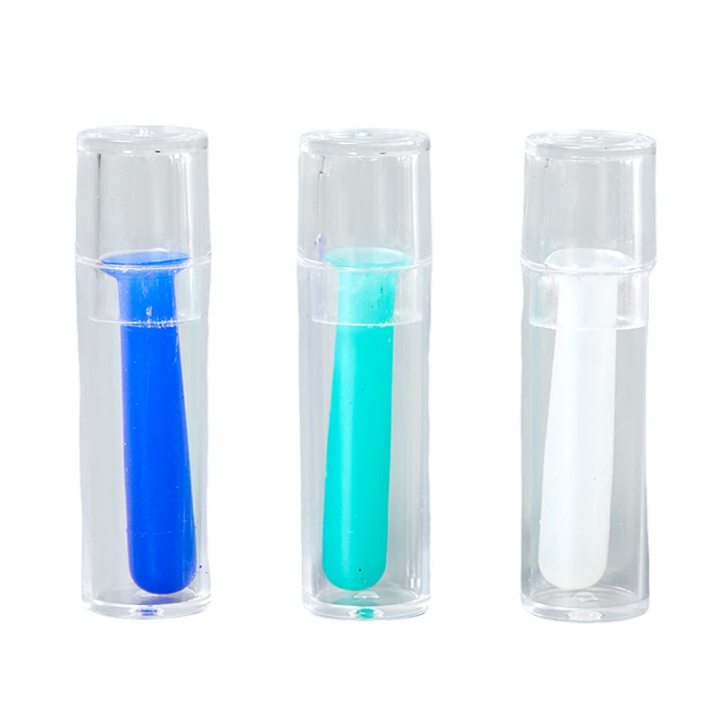 1 stücke Praktische Weiche Hohl Silica Gel Stick Kleine Saugnäpfe Stick für Kontaktlinsen Nützliche Reise Mini Objektiv Entfernen klemmen