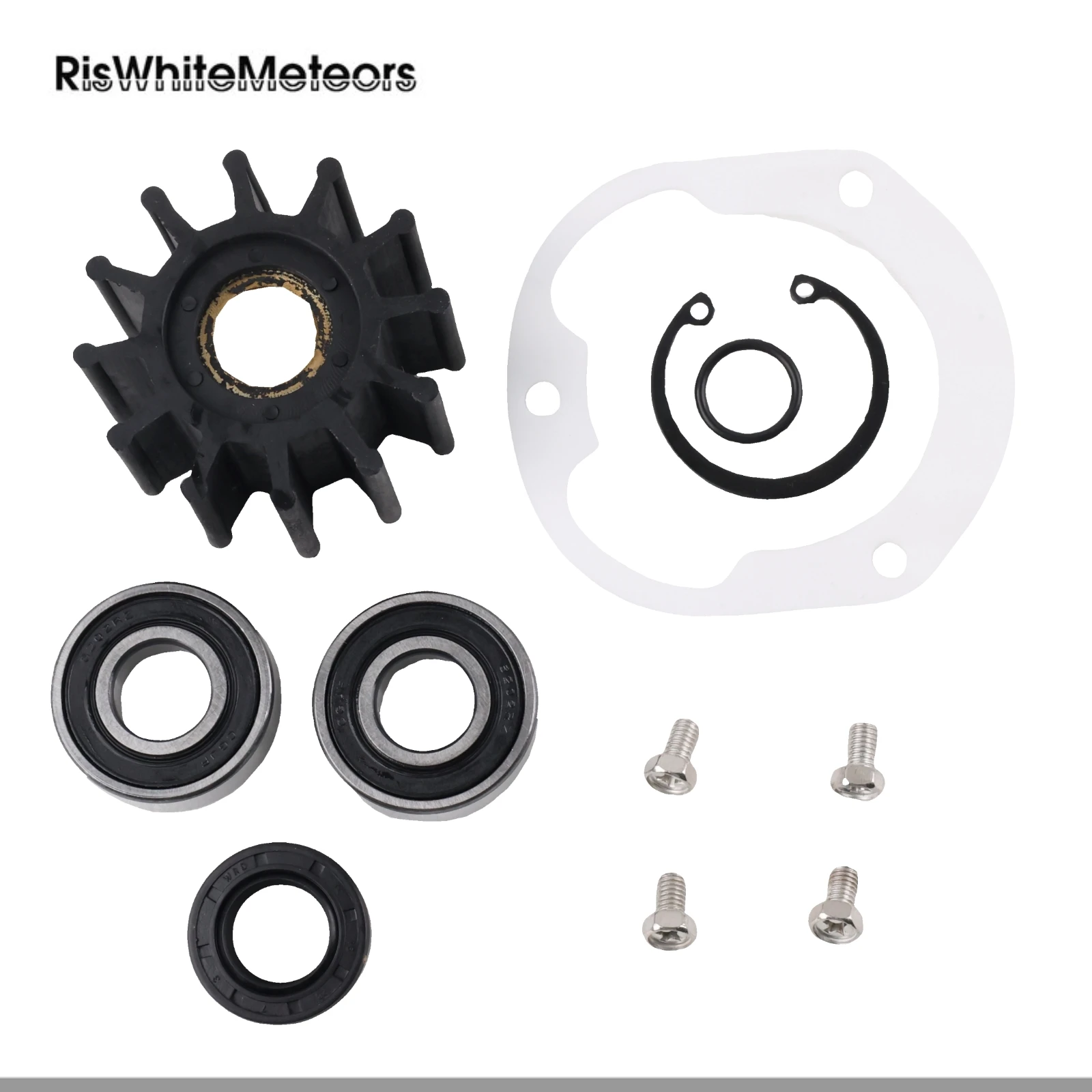 

RisWhiteMeteors 3857794 3858847 Water Pump Repair Kit Replacement for Volvo Penta OMC
