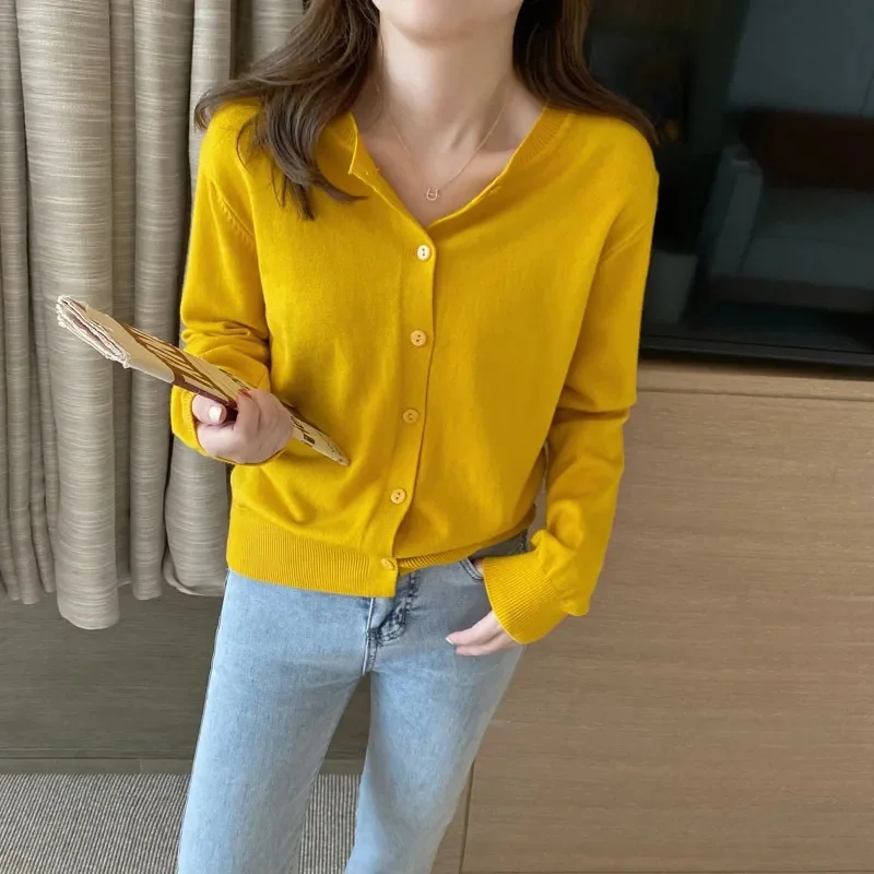 2024 New O-Neck Temperament Small Fragrant Wind Women Loose Sweater Sweater All Sweater Coat Special Offer Cardigan Sweaters