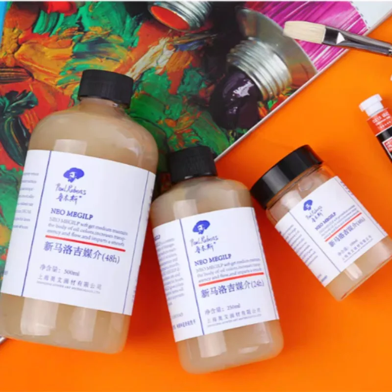 

500 мл Рубенс: Быстросохнущая/медленносохнущая алкидная смола для масляной живописи, средство для покрытия и отверждения художественных работ, написанных маслом