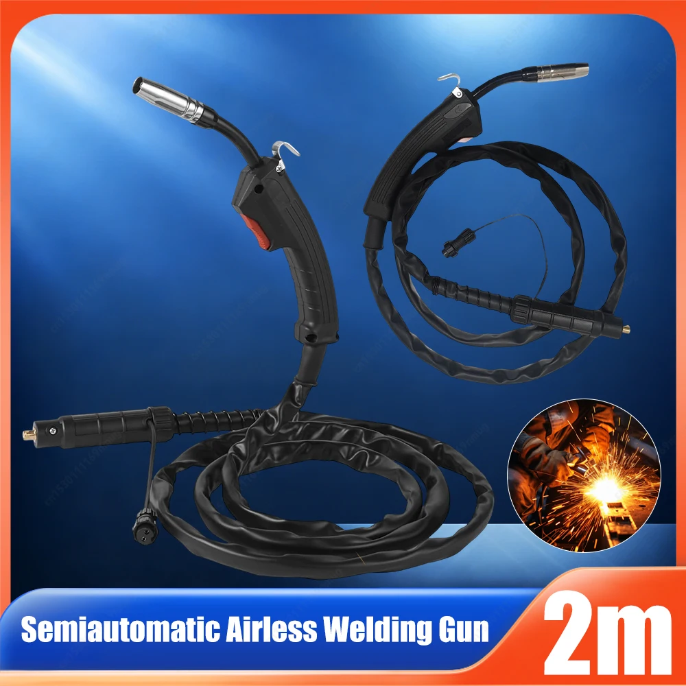 

Полуавтоматический безвоздушный сварочный пистолет F180 180A FLUX 14AK, 2 метра, сварочный пистолет MIG, небольшой сварочный аппарат, порошковая проволока