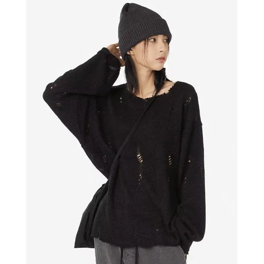 Slim Fit round Ne Knitwear Men's Faionable Base irt Autumn Winter New Sle 2024 Casual Polyester Fiber Long Sve