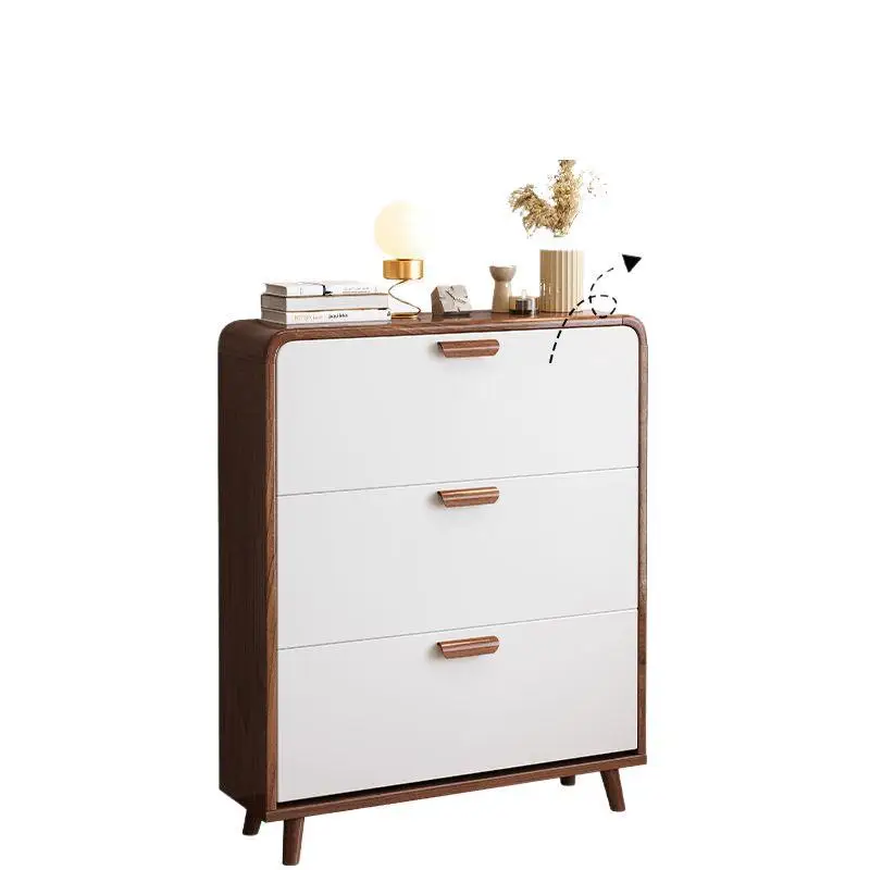 

Household door shoe cabinet, home entrance cabinet, indoor and outdoor Nordic