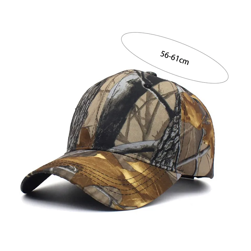 Adjustable Sunshade Baseball Cap Fishing Caps Men Outdoor Hunting Camouflage Jungle Hat Airsoft Tactical Hiking Casquette Hats