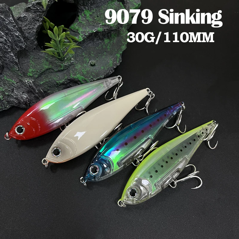 

30g 10cm Sinking Pencil Fishing Twitchbait Saltwater Trout Bass Carp Wobblers Isca Artificia Hard Bait Inshore Fishing Equipment