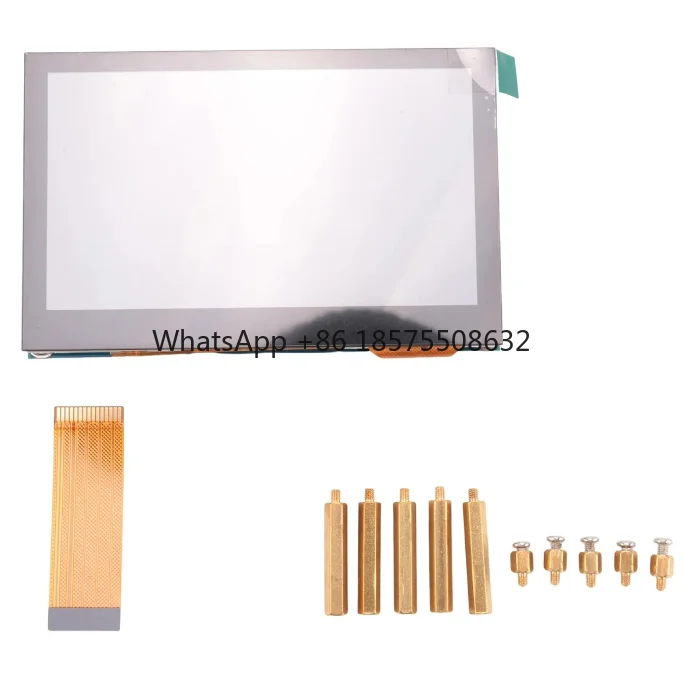 Waveshare 4.3 Inch DSI LCD Display for Raspberry Pi 4B/3B+/3A+/3B/2B/B+/A+ IPS Capacitive Touch Screen Monitor 800X480
