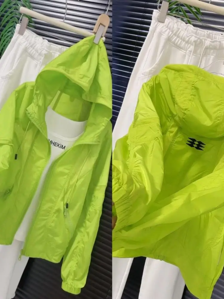 

Summer 2026 Women's Thin Sun Protection Clothing Ice Silk Cool Casual Breathable Outerwear Durable Comfortable Long Sleeve Ho...