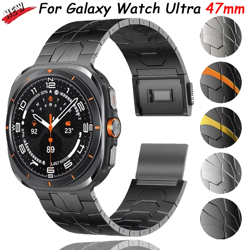 

Stainless Steel Strap For Samsung Galaxy Watch Ultra47mm Official replacement Bracelet watchband Galaxy Watch Ultra Metal correa