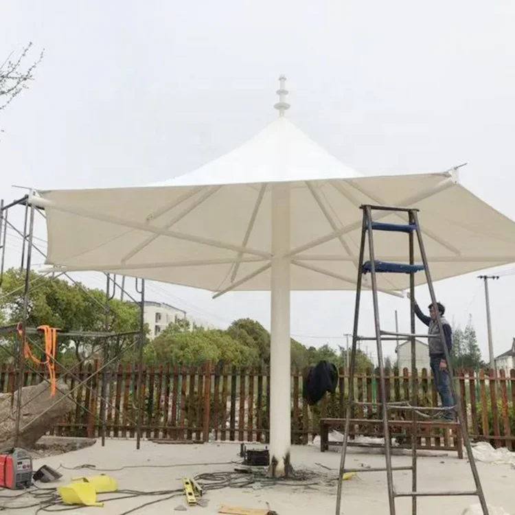 Furniture Parasol Wholesale China Supplier Middle Pole Patio Outdoor Garden Sun Parasol Umbrella