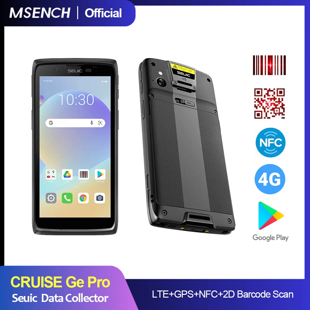 Seuic CRUISE Ge Pro 4G Android PDA 2D Barcode Scanner Android 12 PDA 5.5 Inch Inventory Machines Code Scanner