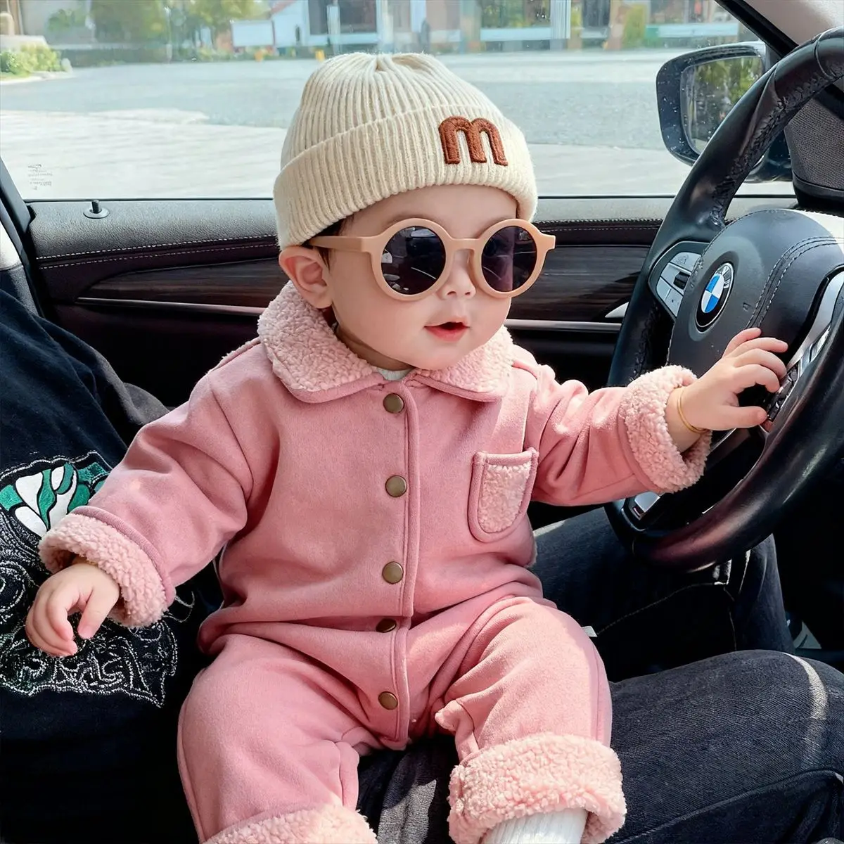 ملابس على الوجهين! ملابس أطفال مريحة للخريف والشتاء للرضع والأطفال الصغار، رومبير عصري للجنسين من عمر 0 إلى 2 سنة 3565 #2