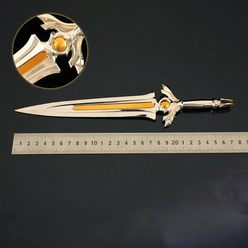 28cm VALORANT juego periférico Anime arma modelo aleación espada decoración colección Cosplay accesorios niños cumpleaños muñecas regalos Juguetes