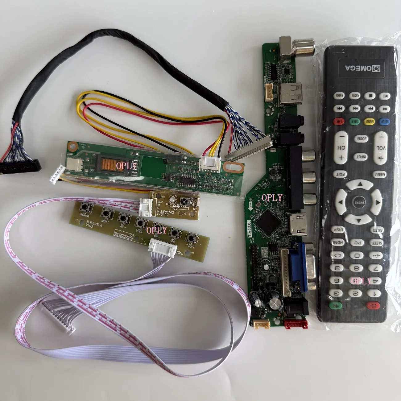 Kit de placa controladora de Audio compatible con TV HDMI, VGA, USB, AV, RF, para LTN156AT01 LTN156AT01-D01, pantalla LCD de 15,6 pulgadas, monitor LED DIY
