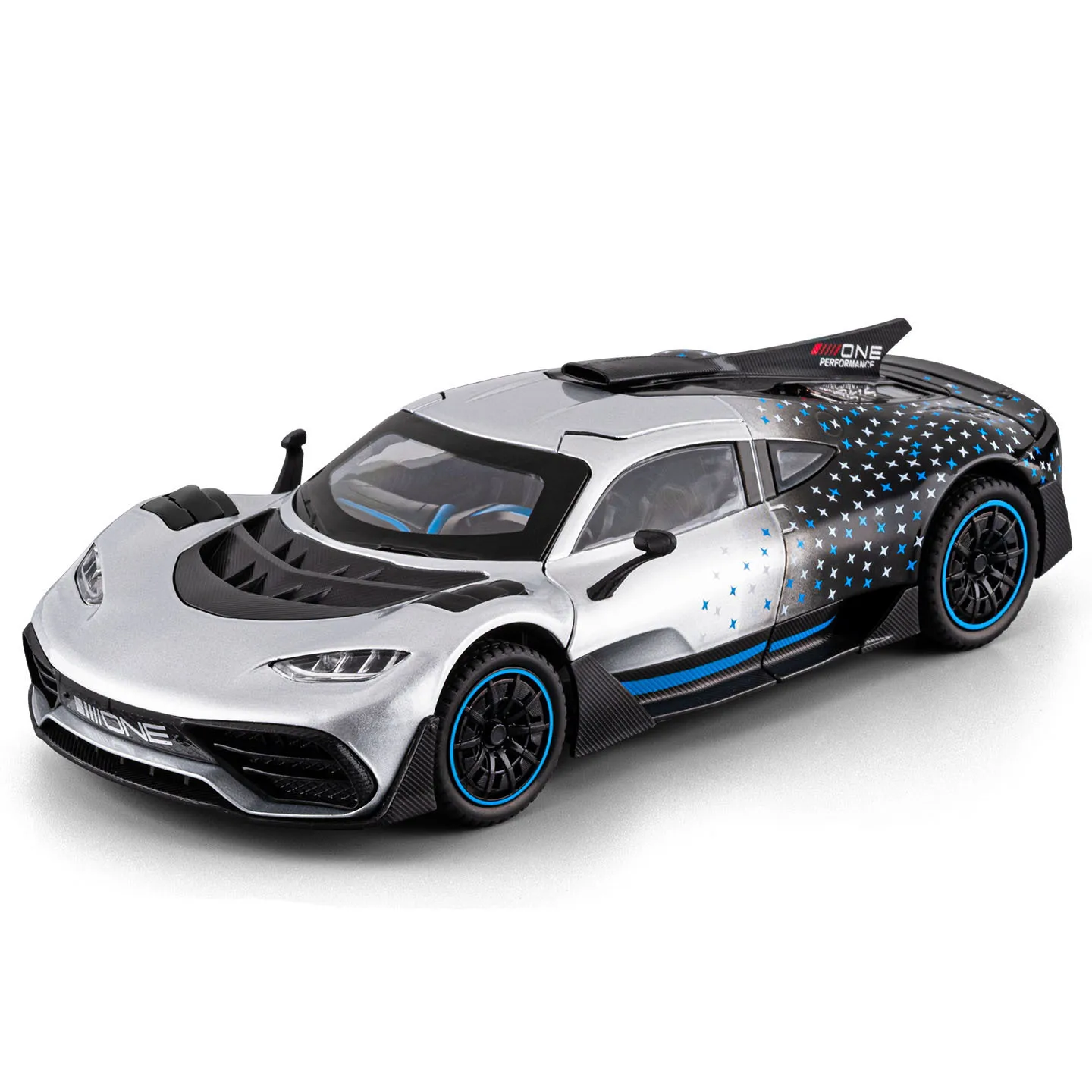 

spray 1:24 ONE Supercar Alloy Metal Diecast Model Car Simulation Collectibles Ornament Holiday
