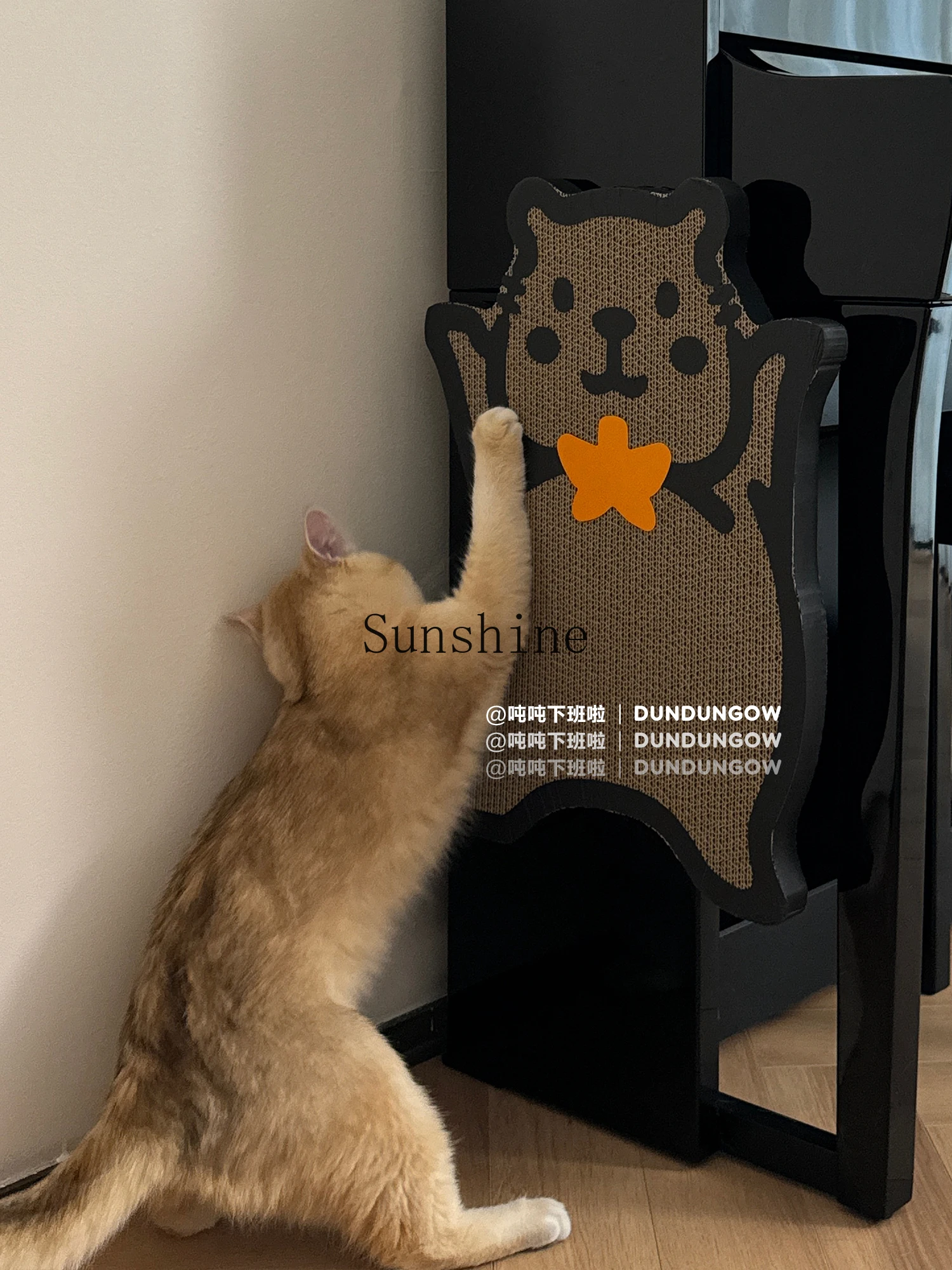 Kapibara cat scratching board wear-resistant scratch-resistant wall-mounted wall-mounted protective cat claw board toy