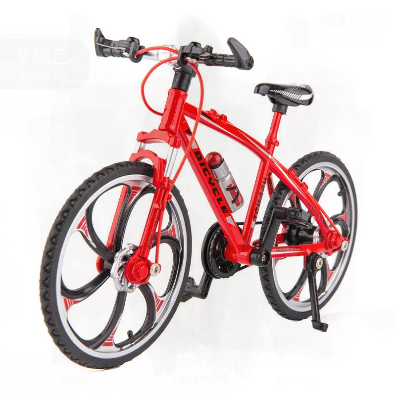 الرجعية 28 بوصة شريط كبير دراجة سبيكة لعبة مجسمة سيارة زخرفة عدم الاحتفاظ تصميم دراجة تقليدية باللون الأخضر الأسود الأحمر الأزرق الأصفر #5