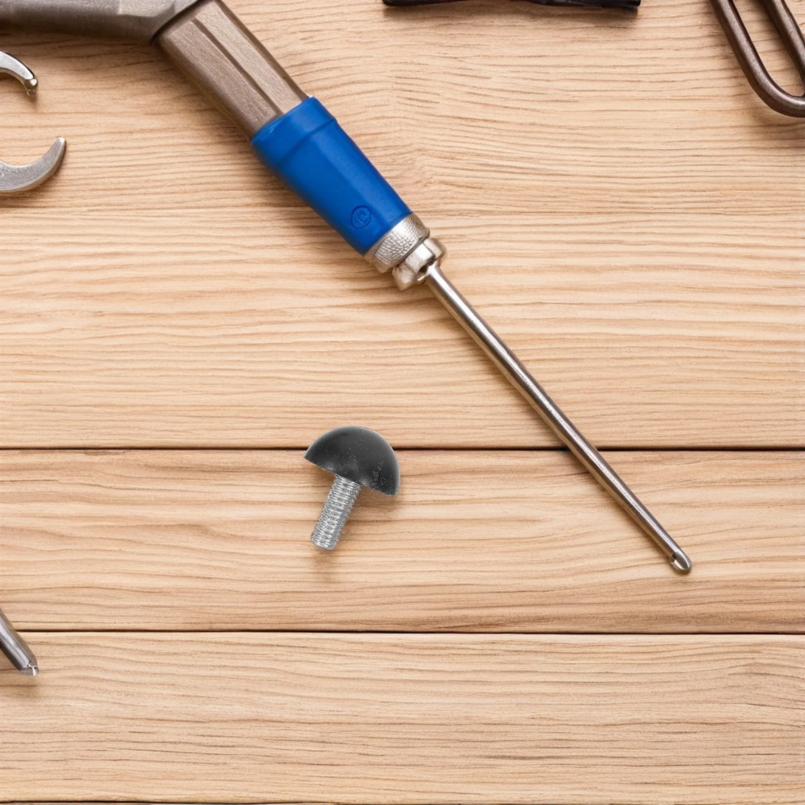 

200Pcs Furniture Leveler Feet Adjustable Height Screw-on Pads M6x15mm for Table Chair Legs Leveling Support Glides