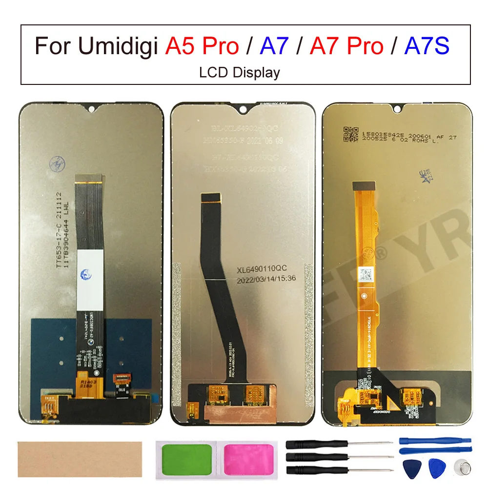 

LCD Display Touch Screen Digitizer Assembly for Umidigi A7 Pro/A7S/A5 Pro,LCD Display Replacement Parts