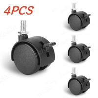4 Pcs/pack Universal Mute Caster M8 Wheel 1.5Inch Replacement Furniture Table Drawers Cabinets Swivel Rollers 360 Degree Wheels