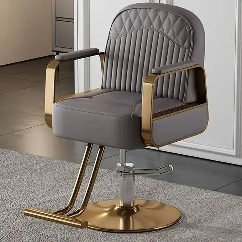 

Chairs Vintage Barber Manicure Aesthetic Lash Hairdresser Barber Chairs Recliner Silla Barberia Commercial Furniture YQ50BC