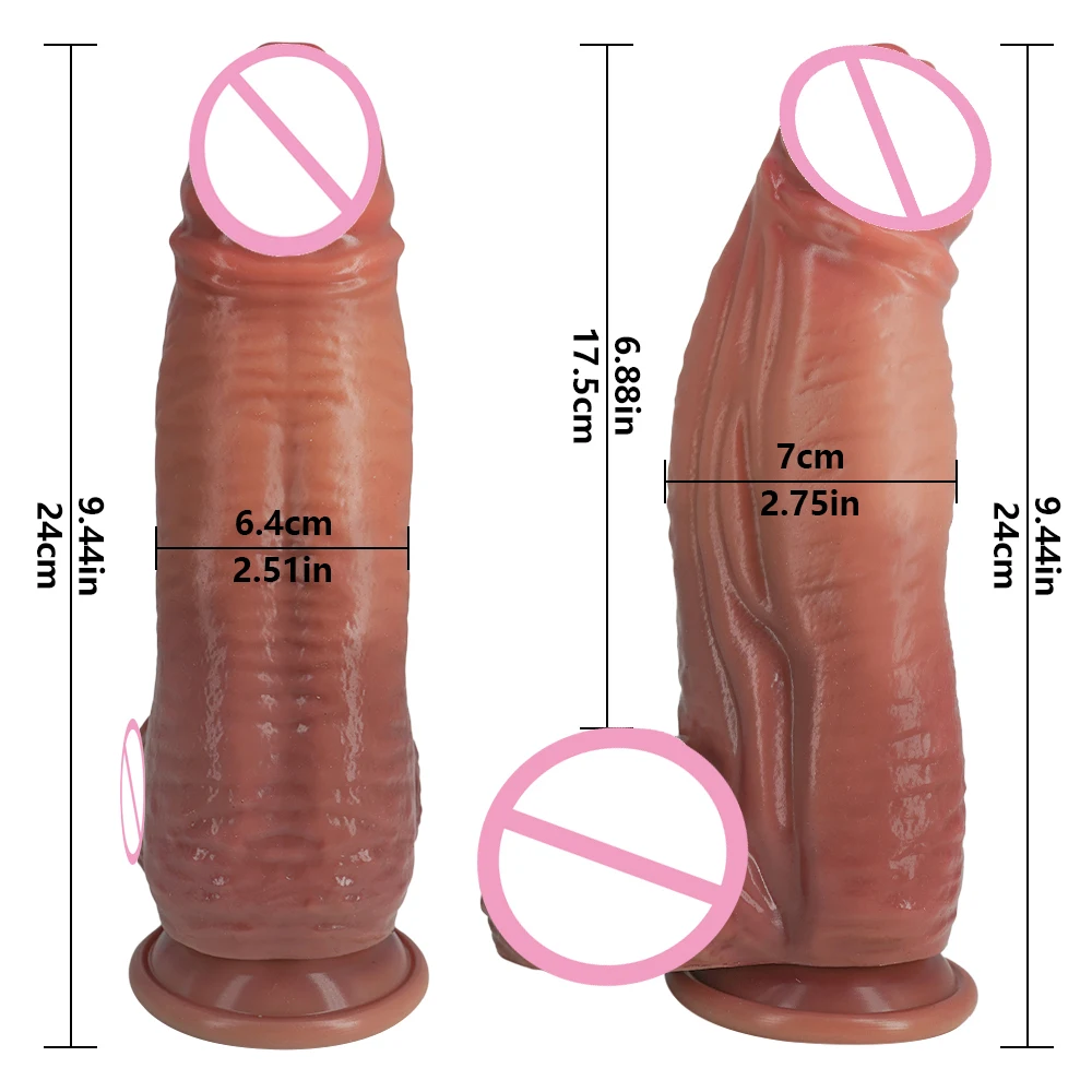 Dildo Super Huge Real Skin Silicone Big Realistic Dildo Suction Cup Dildos Male Penis Dick Sex Toys For Women Female Masturbator