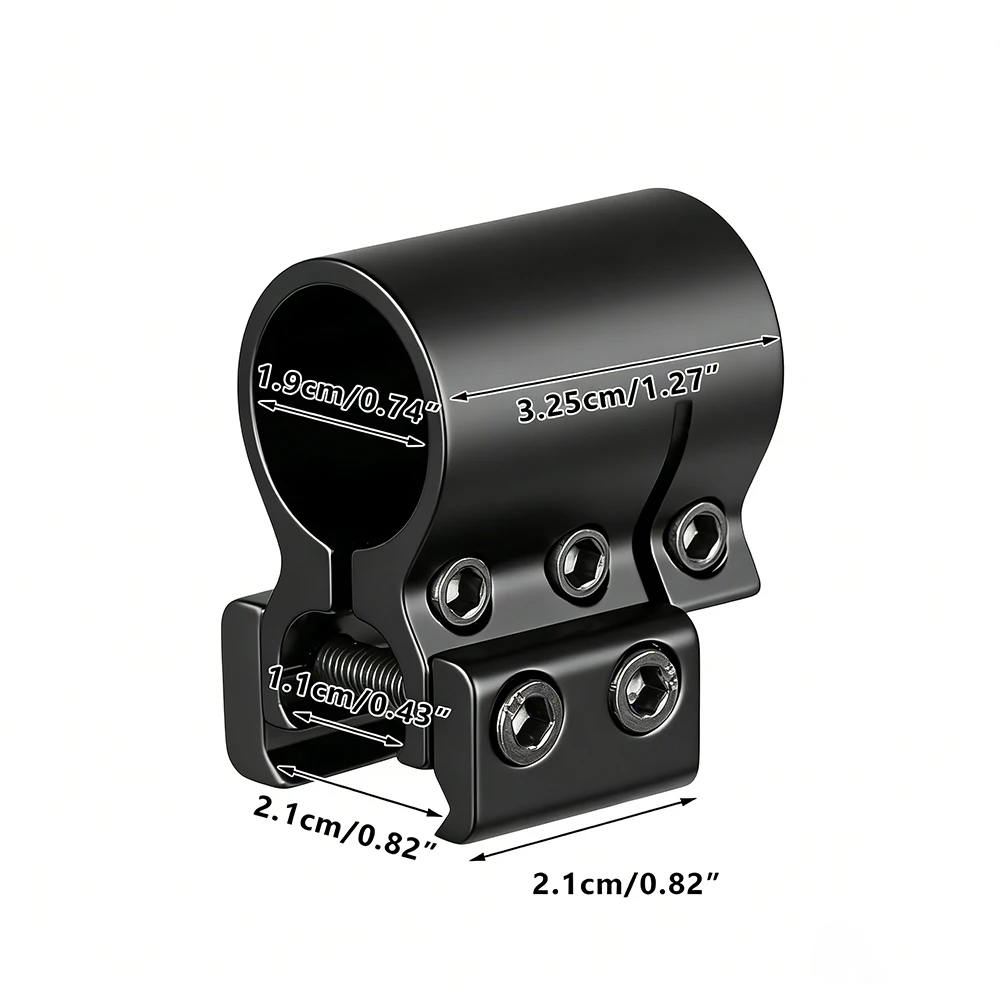Abrazadera linterna táctica para riel Picatinny 11mm y 20mm - imagen 3