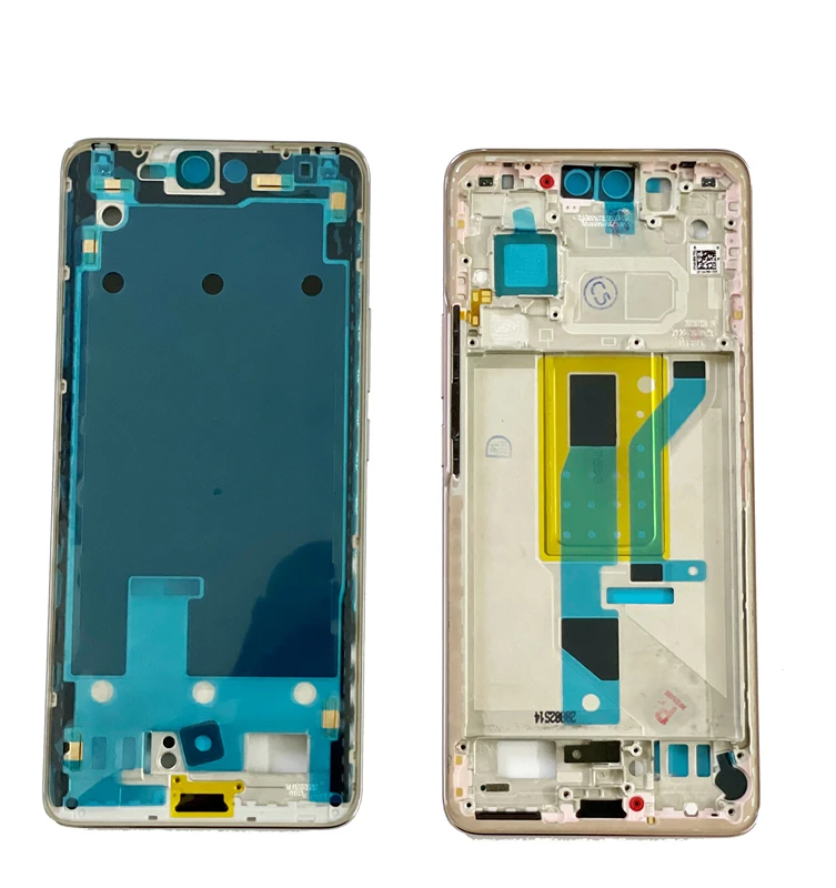 For Xiaomi 13 Lite Middle Frame Faceplate Front Frame Bezel Middle Housing Chassis + Side Buttons Repair Parts