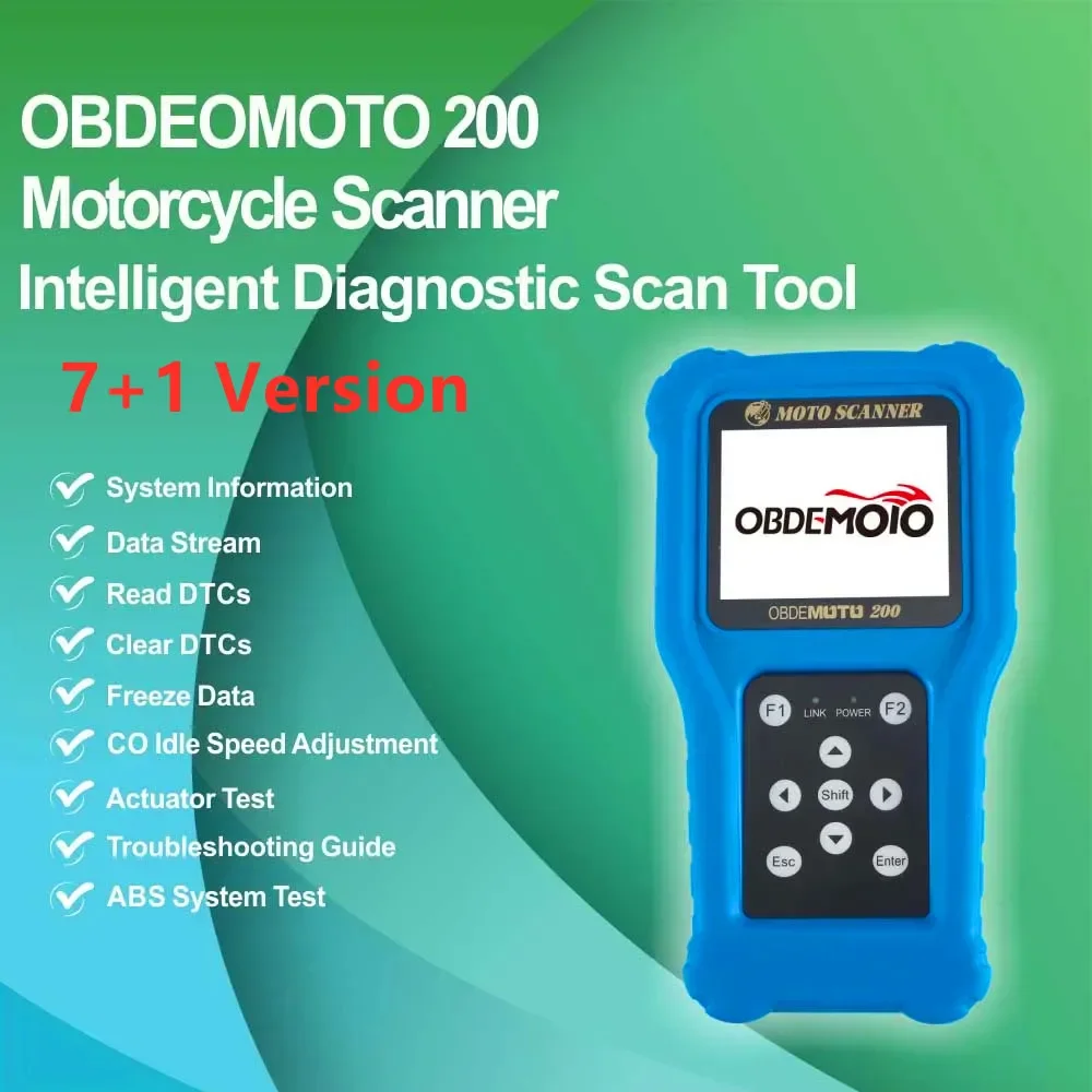 Best Quality OBDEMOTO200 Diagnostic Scanner EFI Motorcycle For 7 Brand Scooter Fault Code Reader