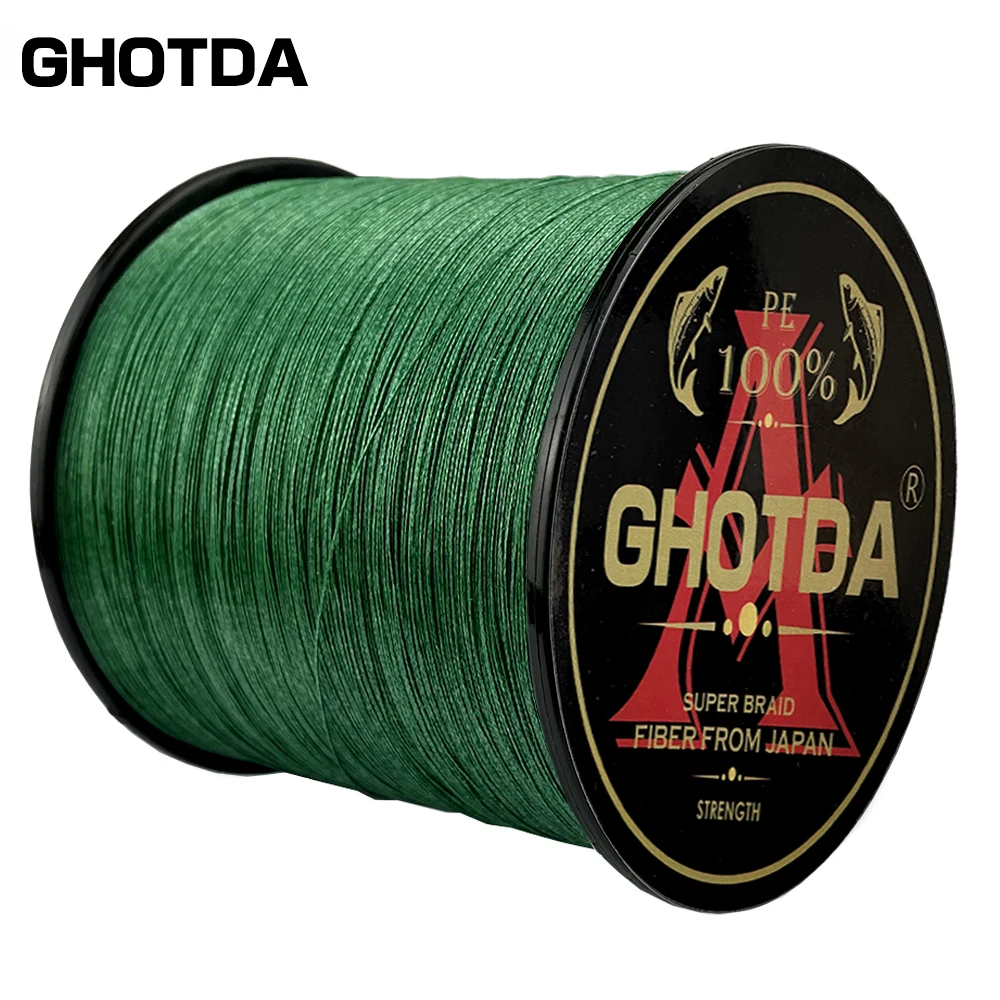 Línea Trenzada GHOTDA 4 Hebras – Multifilamento para Pesca - imagen 5