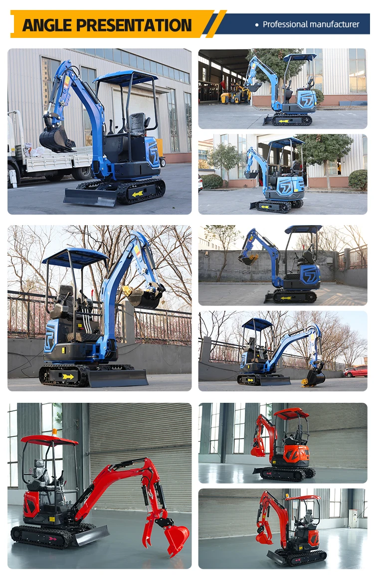 Kubota-Motor Mini-Bagger 1,2 Tonnen 2 Tonnen Hydraulischer Raupenbagger Kompakte Baumaschine CE EPA Euro 5 Anpassbar – Detail 6
