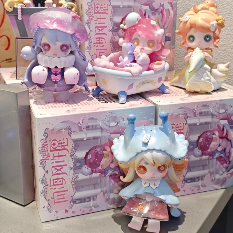 

Подлинный призрак Кино желает на море бриз серии три поколения слепая коробка игрушки ручной работы милые куклы настольные украшения подарок