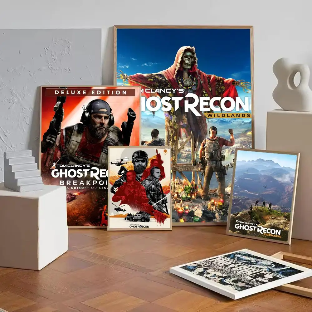 Internet Game T-Tom Clancys Ghost Recon Wildlands Poster Art poster movie mural family childrens room wall decoration print Gift