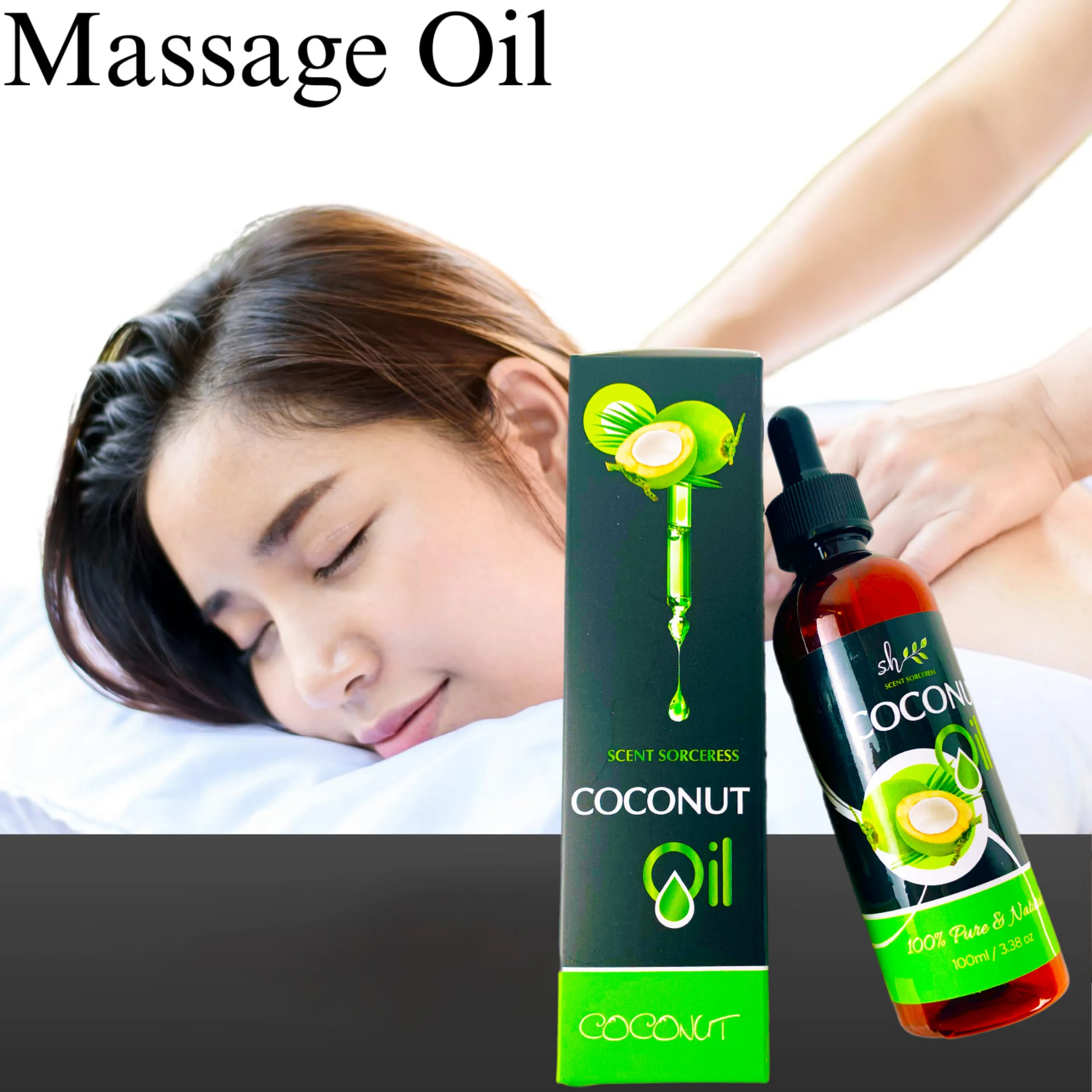 

Рождественское 100 мл кокосовое масло для кожи головы, интенсивное питательное, осветляющее кожу, расслабляющий массаж, ароматическое спа-кокосовое эфирное масло, 2026Новинка