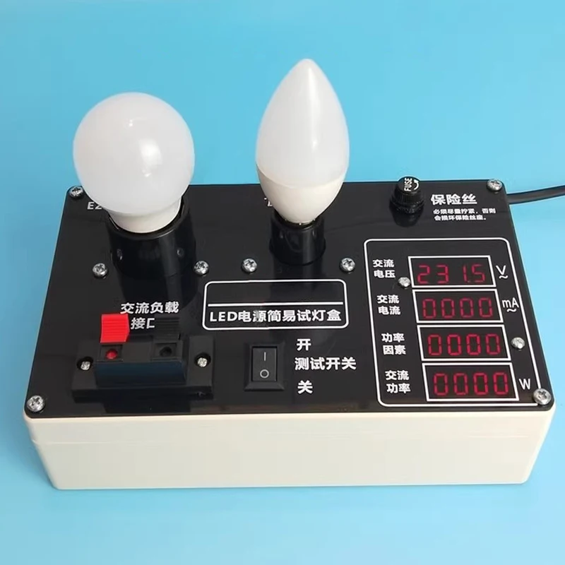 

LED Power Tester Display Device Led Driven Detector LED lamp Bulb Power Test