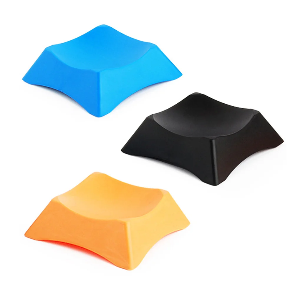 2 pçs suporte de bola para exibição de quebra-cabeça base de plástico suporte crianças jogo acessório cor aleatória suporte de bola