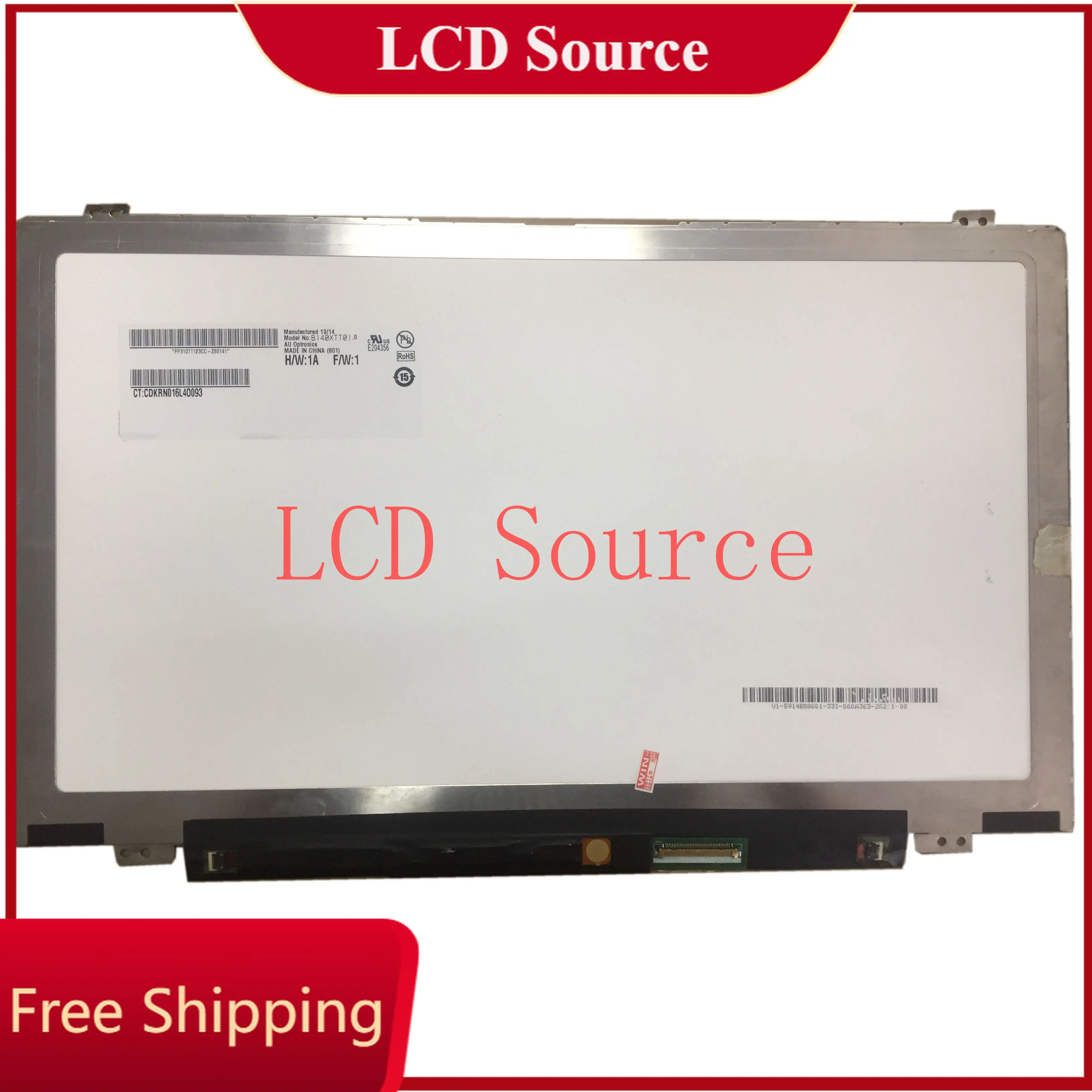 

B140XTT01.0 14inch 40 pins 1366*768 touch screen for Lenovo S400 S410 S410P S415 notebook Laptop LCD LED screen