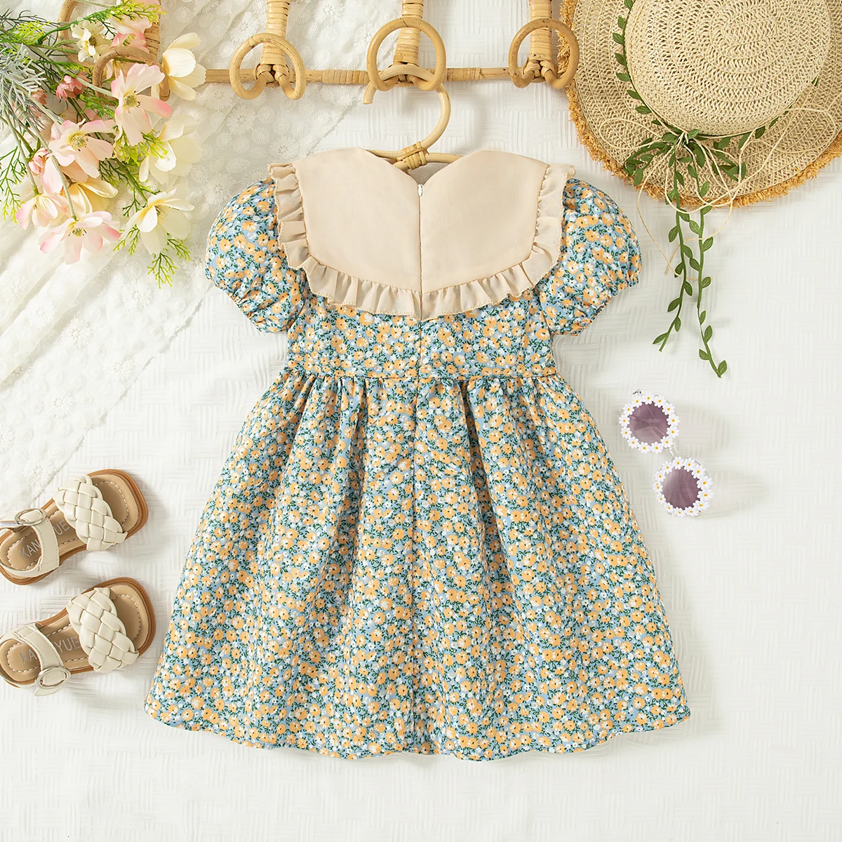 Baby Girl Dress Summer Floral  - đánh giá và giá Baby Clothing Line