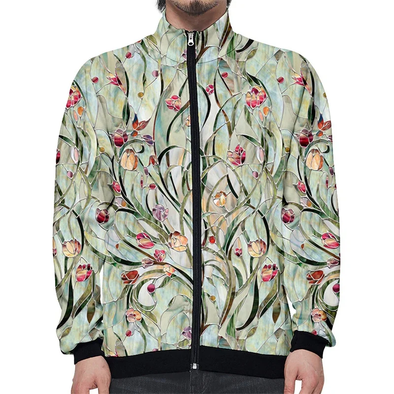 Veste à glissière léopard jetable imprimée en 3D pour hommes, motif d'arbre AMP, manches longues, mode Harajuku, vestes hawaïennes, manteau de rue