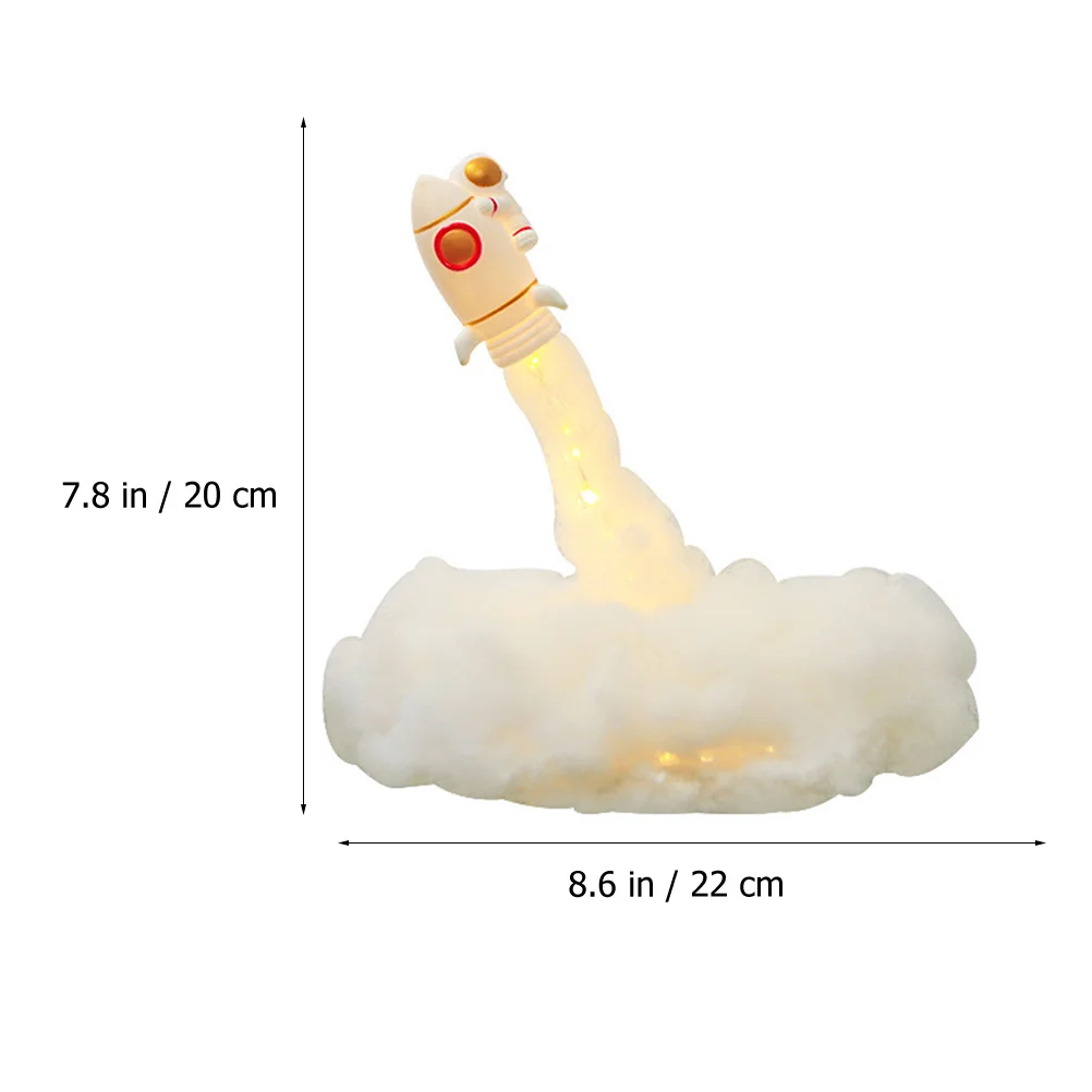 رائد الفضاء ليلة ضوء مصباح سيليكون الطفل الحضانة غرفة الاطفال ديكور الهدايا القطن لينة دائم آمنة متعددة الأغراض DIY الوالدين والطفل