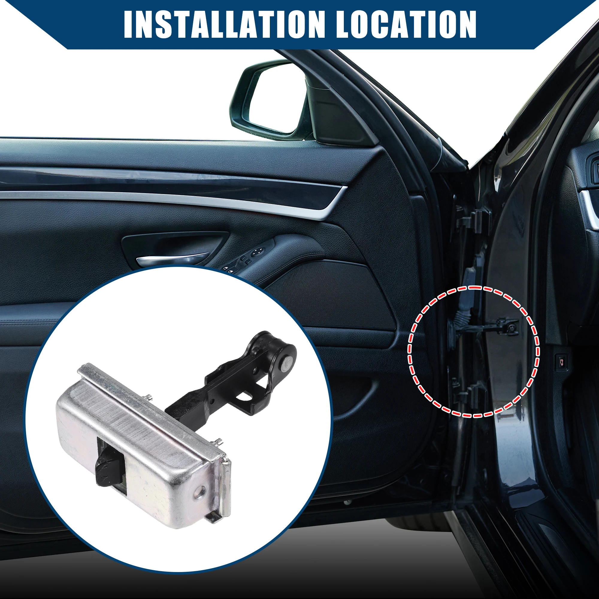 

X Autohaux ремень для проверки двери автомобиля для Cadillac Escalade 2002-2006, передний левый и правый, 2 шт.