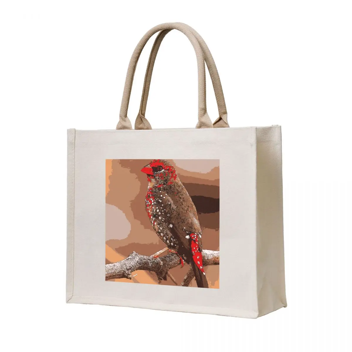 

Strawberry Finch Tote Bag tote bag woman ecological bags Women's beach bags