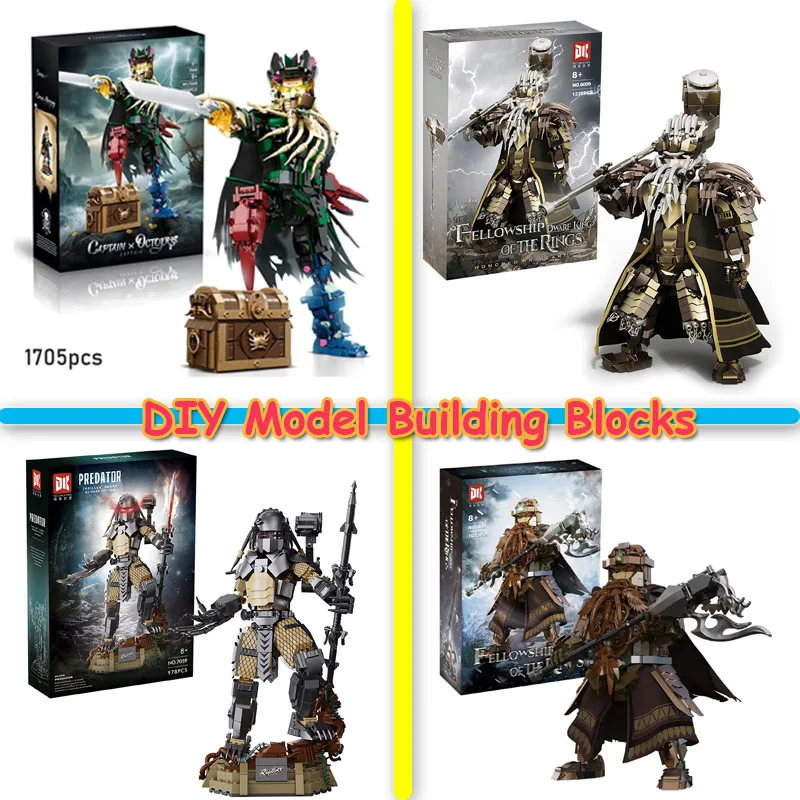 

Модель MOC Warrior/Messenger/Captain, строительные блоки, классические 7068/6019/7059, сборка, коллекционные орнаменты, кирпичи, игрушки, подарки для мальчиков