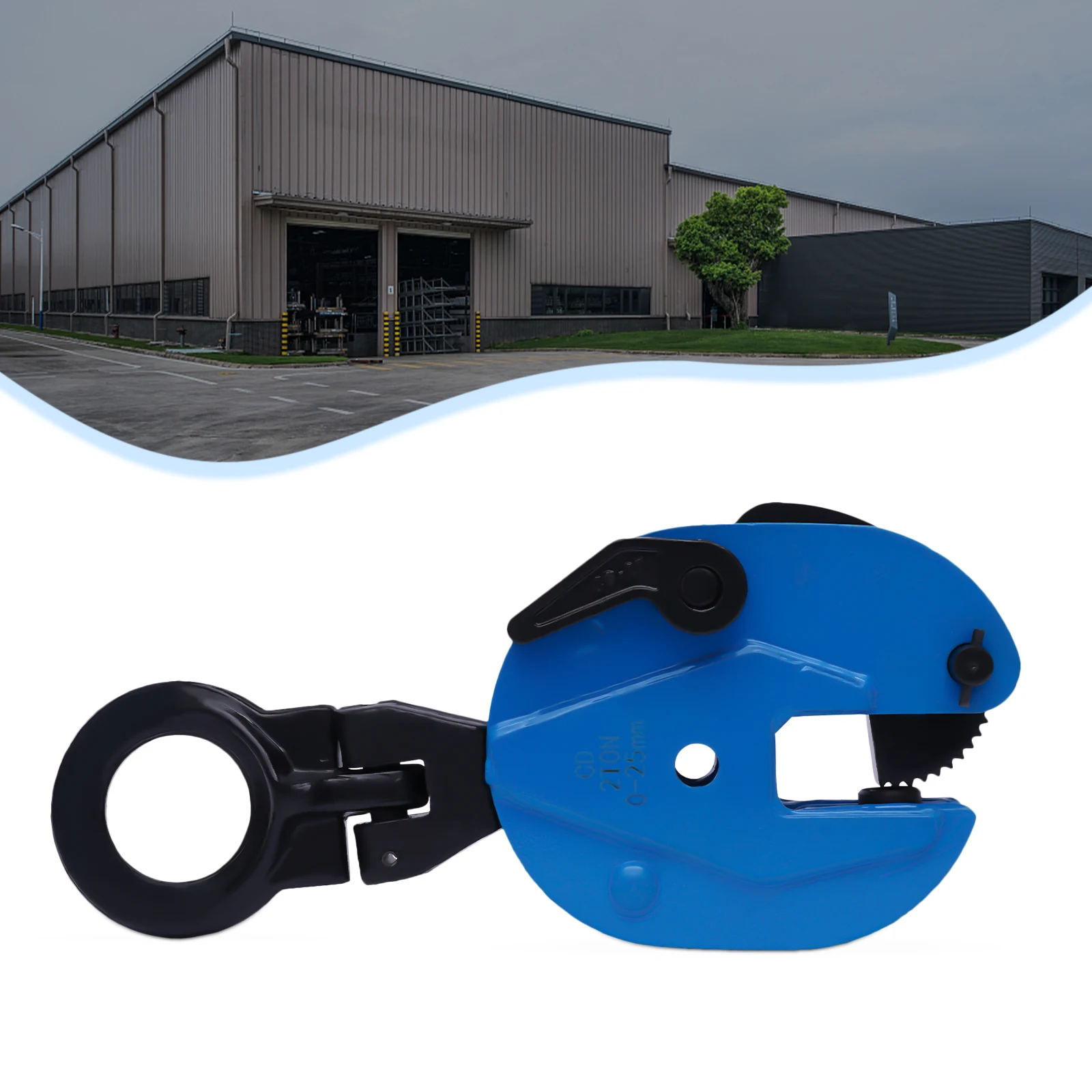 2 Ton Industrial Steel Plate Clamp Vertical Clamp Tool Sheet Metal Lifting Clamp