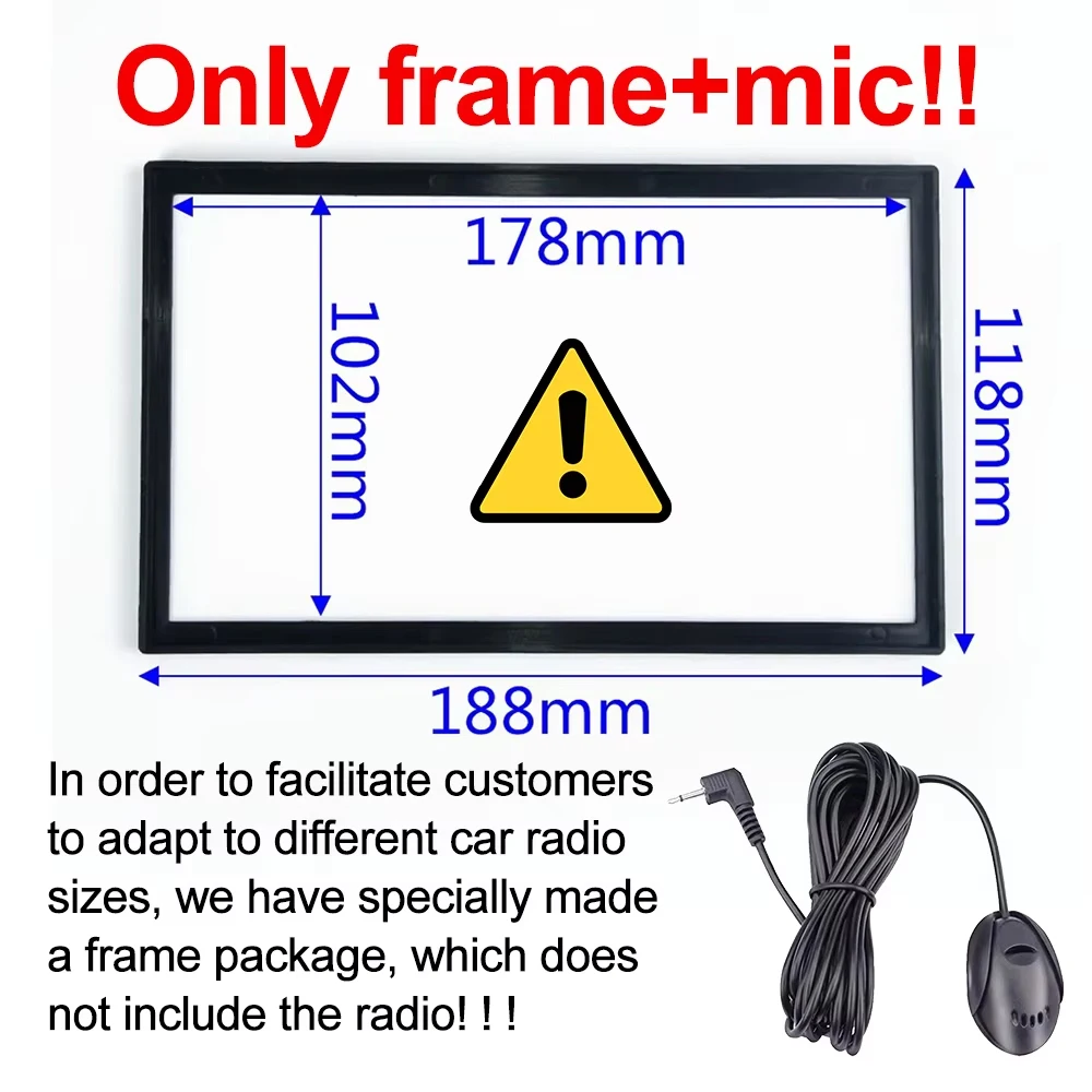 XIMA inalámbrico CarPlay Android Auto 7 pulgadas IPS 2 Din estéreo Radio de coche reproductor Multimedia autoradio unidad central Bluetooth AHD cámara 3