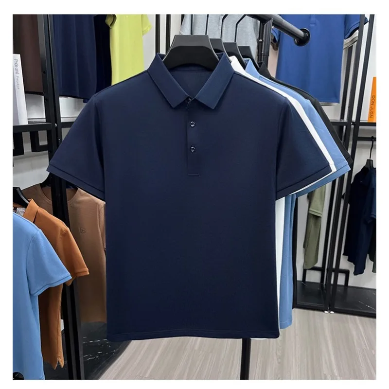 T Shirt For Man Summer Short Sleeve Cotton Casual Tee Mens Tshirts Solid Color Basic Top Comfortable Fit Fashion Apparel