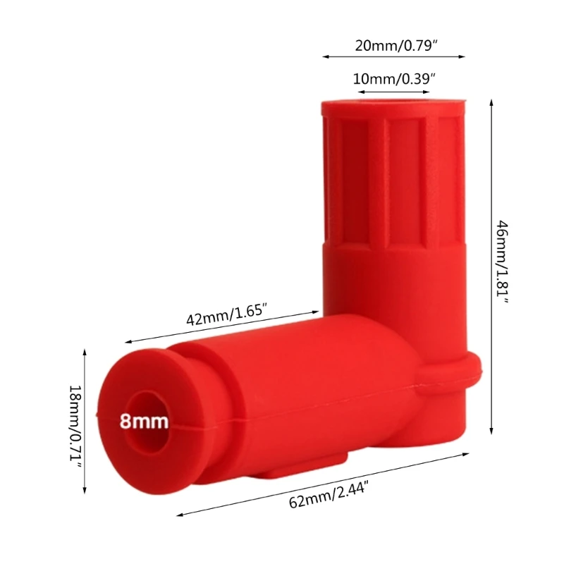 Bouchons bougies d'allumage pièces moteur étanches à 90 degrés pour 70cc 90cc 100cc E8BC