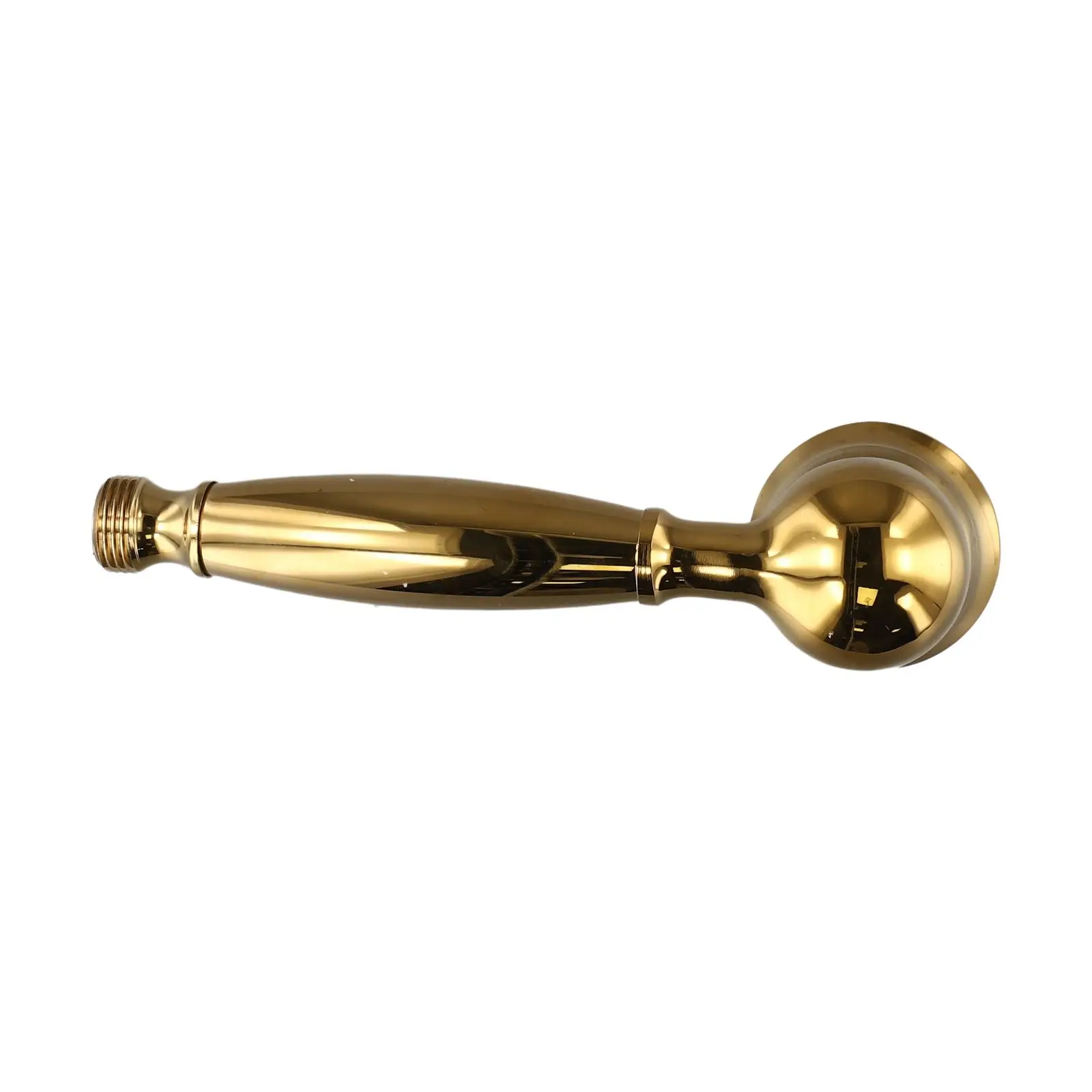 Brass Vintage Handheld Shower Head Replacement with Detachable Functionality and Pressurized Panel for Steady Spray Output