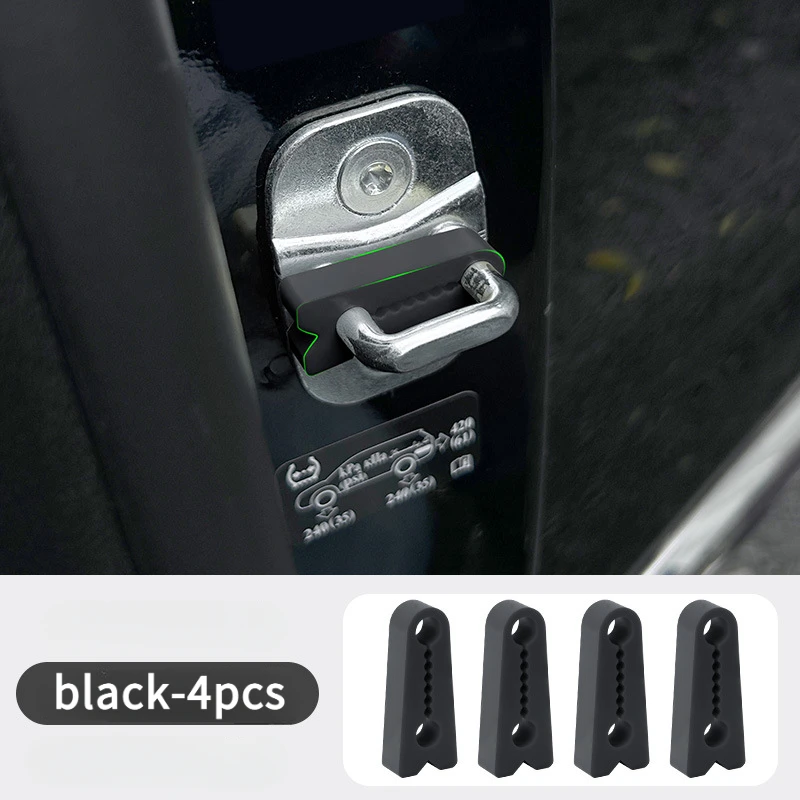 

Auto Door Lock Shock Absorber Buffer Damping Seal Shock Protector Car Door Latch Shock Absorption Cushion for Toyota Camry 4PCS