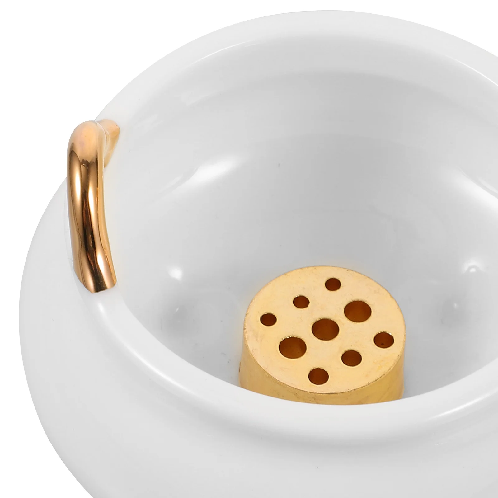 

Ceramic Double Ear Incense Burner Indoor Essential Oil Stick Holder Censer for Living Room Meditation Yoga Incense Stick Burner